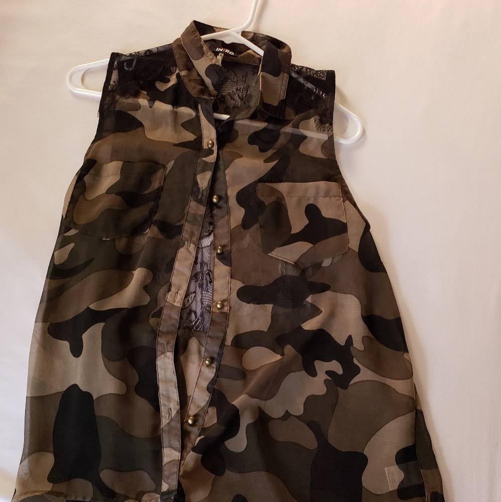 Camo Blouse